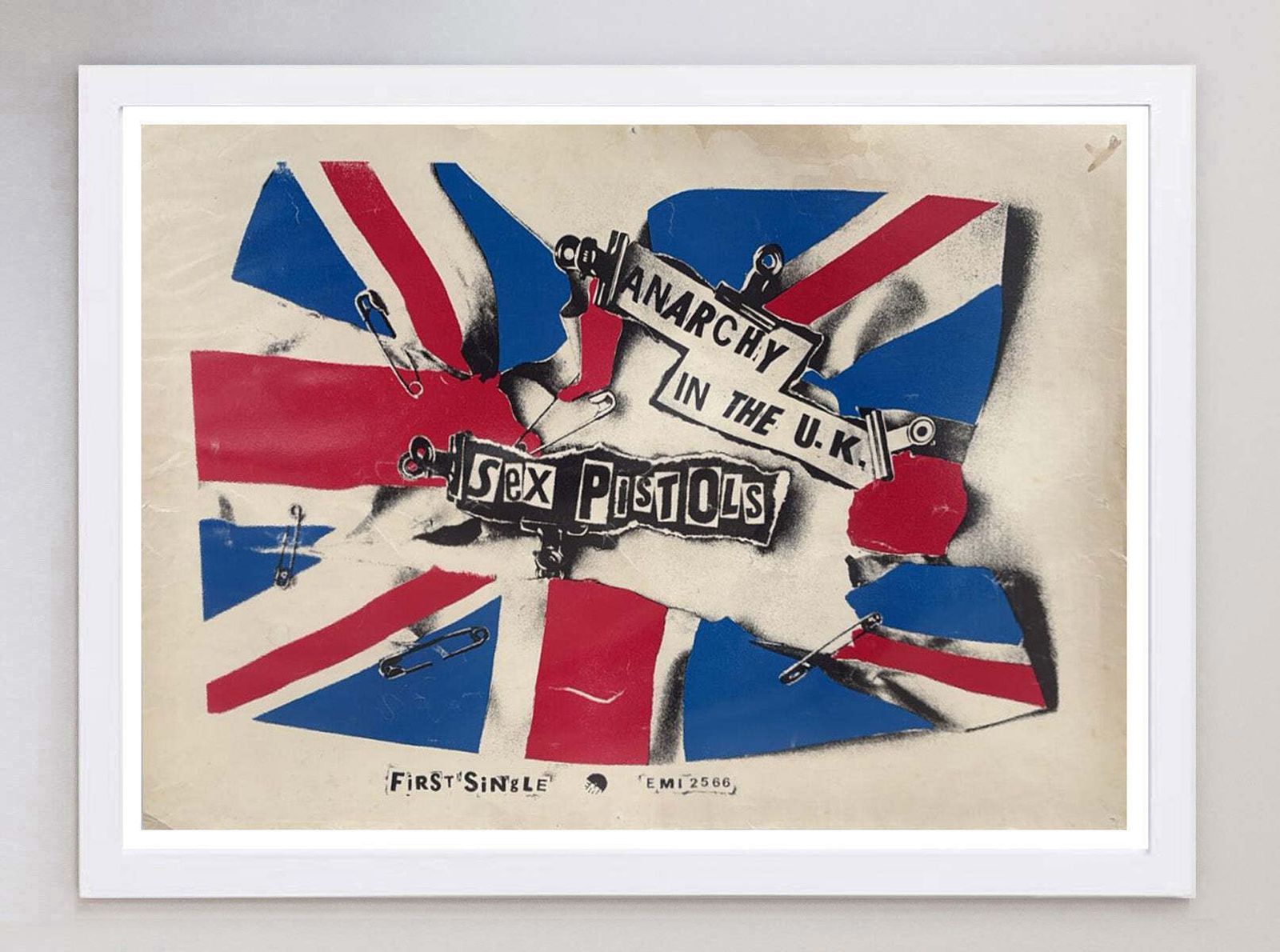 Sex Pistols   Anarchy In The U.K. Original Vintage Poster photo for sale