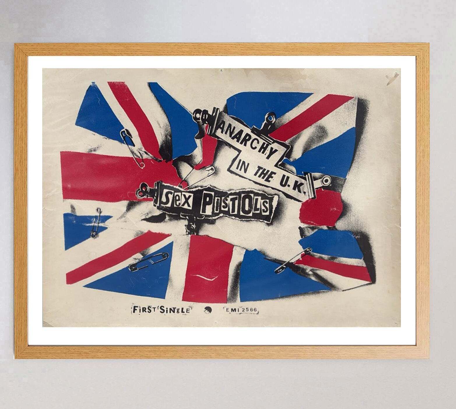 Sex Pistols   Anarchy In The U.K. Original Vintage Poster photo Art