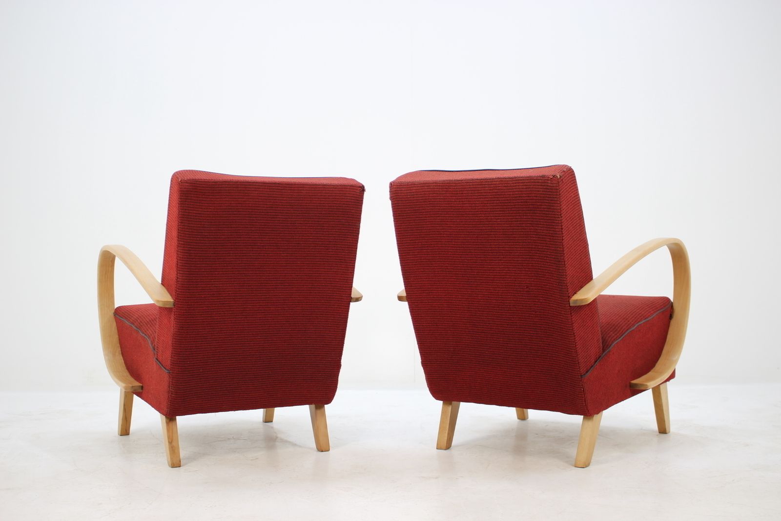 Set Of Two Retro Armchairs By Jindřich Halabala, 1950s photo vinterior
