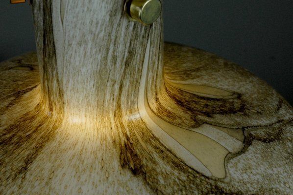 Model 277p Handblown Marbled Glass Pendant Lamp By Anders Pehrson For Ateljé Lyktan, Sweden, 1970s photo buy