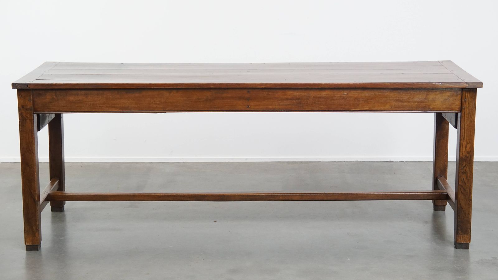 Antieke Franse Eettafel Van Fruithout Uit De 18e Eeuw Met 2 Lades En Mooie Patina photo furniture