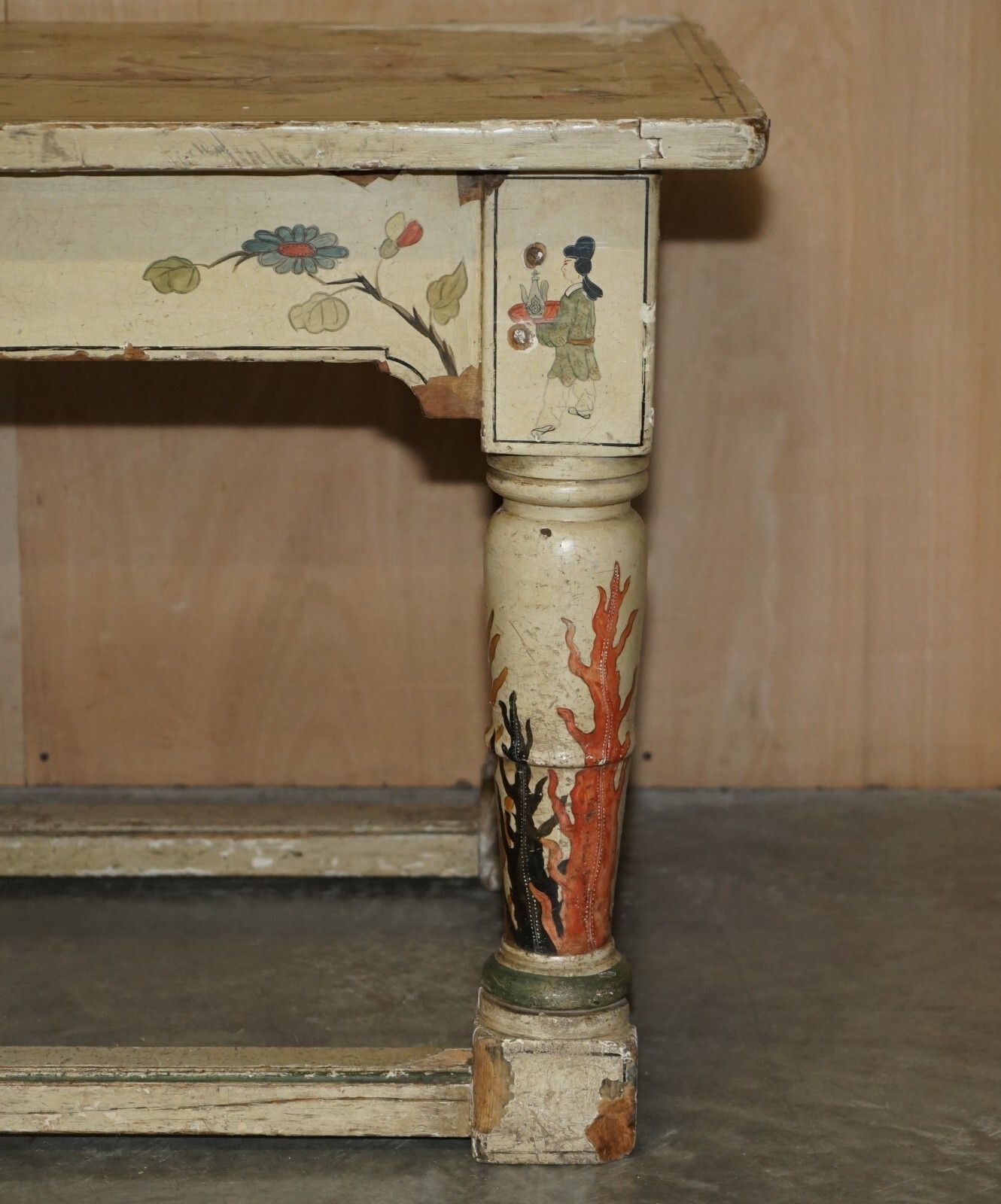 Important Antique Georgian Chinoiserie Circa 1800 Chinese Refectory Dining Table photo vinterior