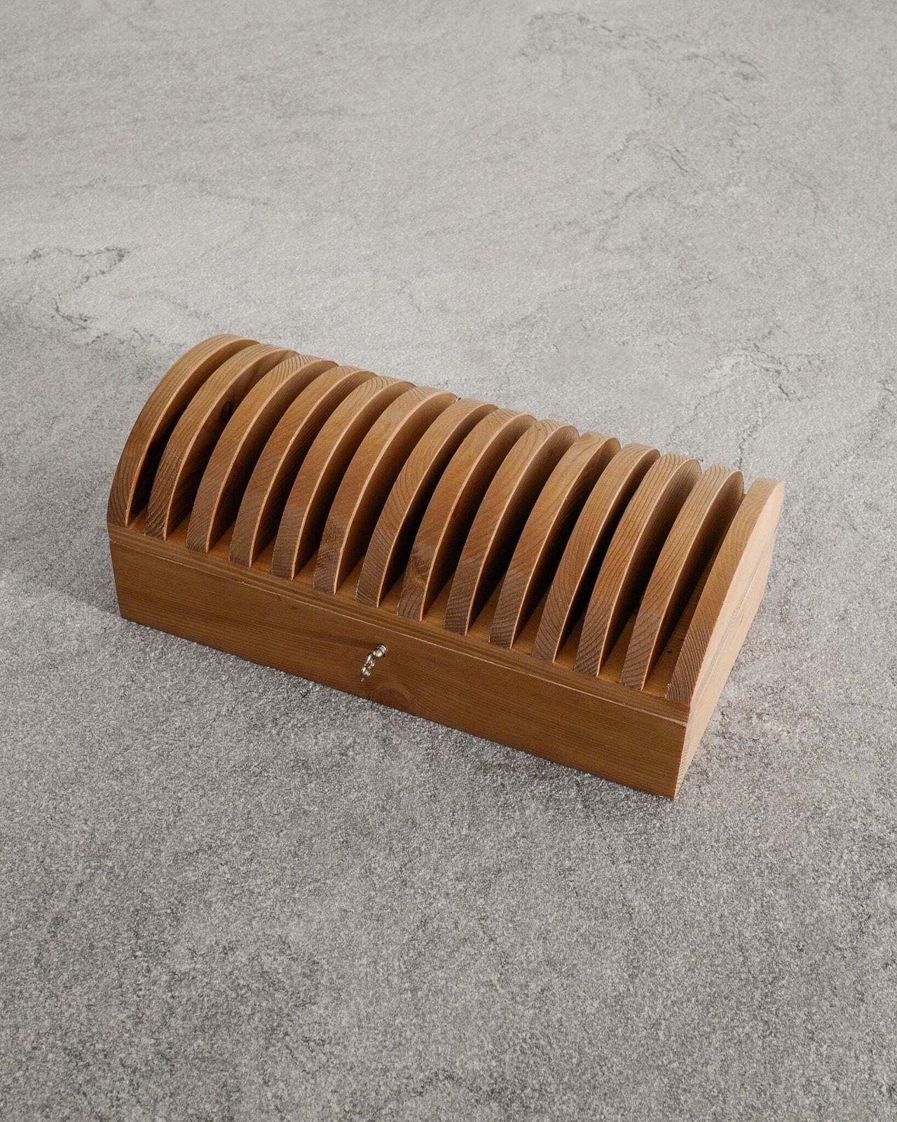 Unique Italian Mid Century Wooden Box In Pine By Mario Ceroli For Poltronova, 1970s photo Home Decor