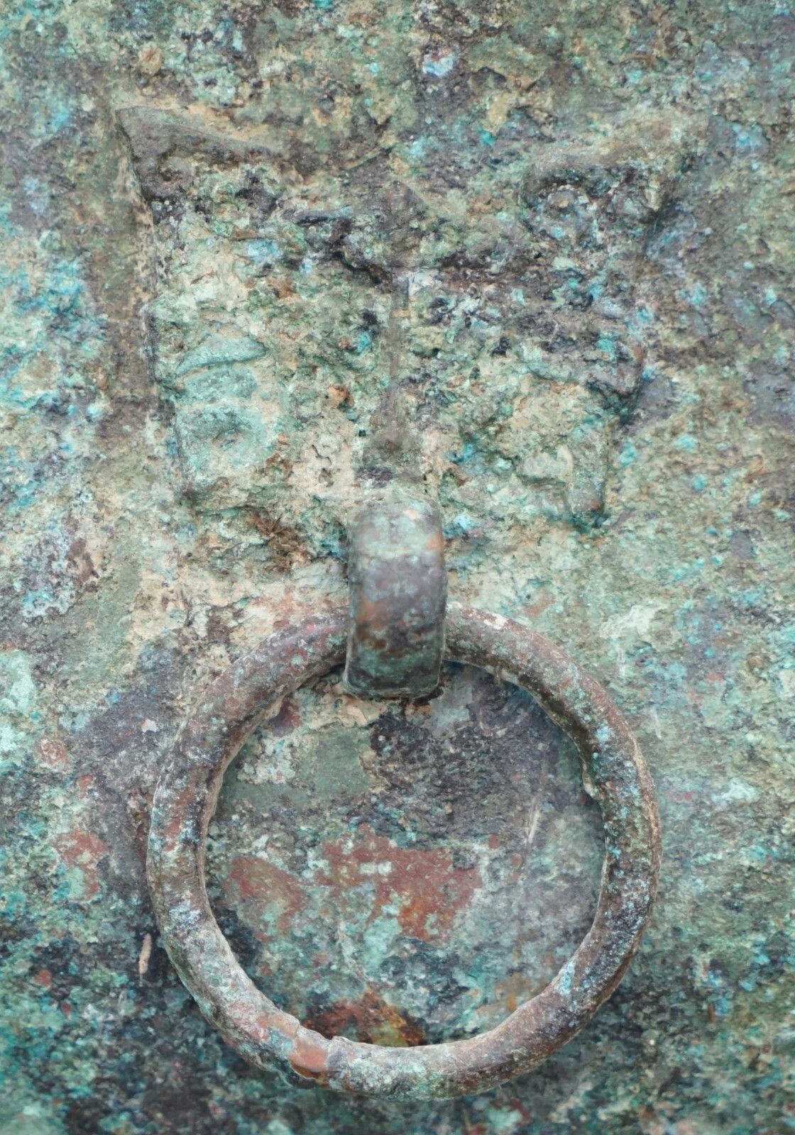 photo for sale Fanghu Han Dynasty 206bc 220ad Chinese Bronze Ritual Wine Vessel Jug & Cover