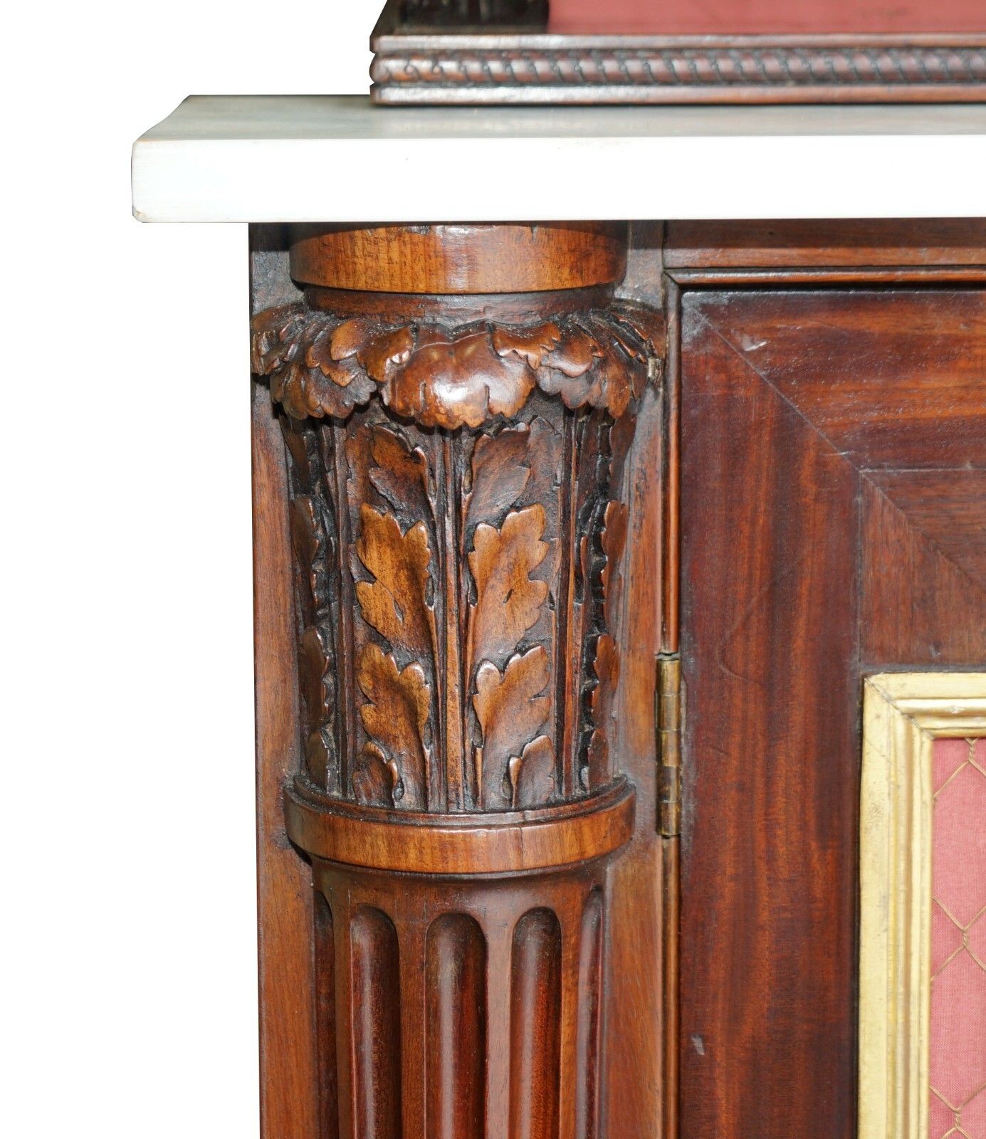 Important Monumental Antique Regency 5.7 Meter Rosewood Italian Marble Sideboard photo buy