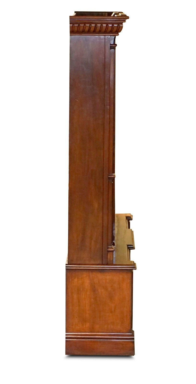 Monumental 2.9 Meter Tall Antique Victorian Mahogany Astral Glazed Bookcase photo furniture