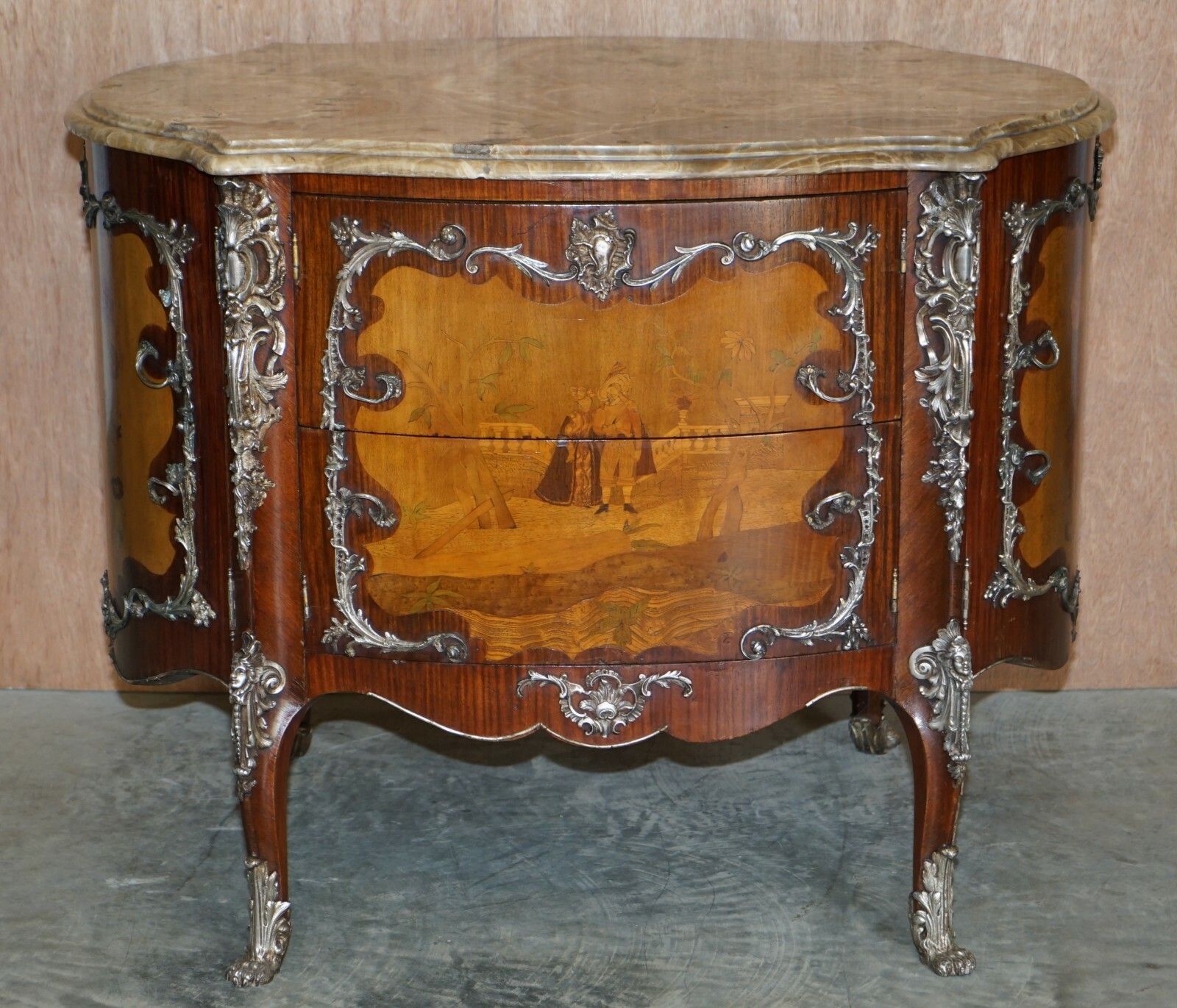 Rare & Collectable Germain Landrin Circa 1750 French Marble Kingwood Sideboard photo furniture