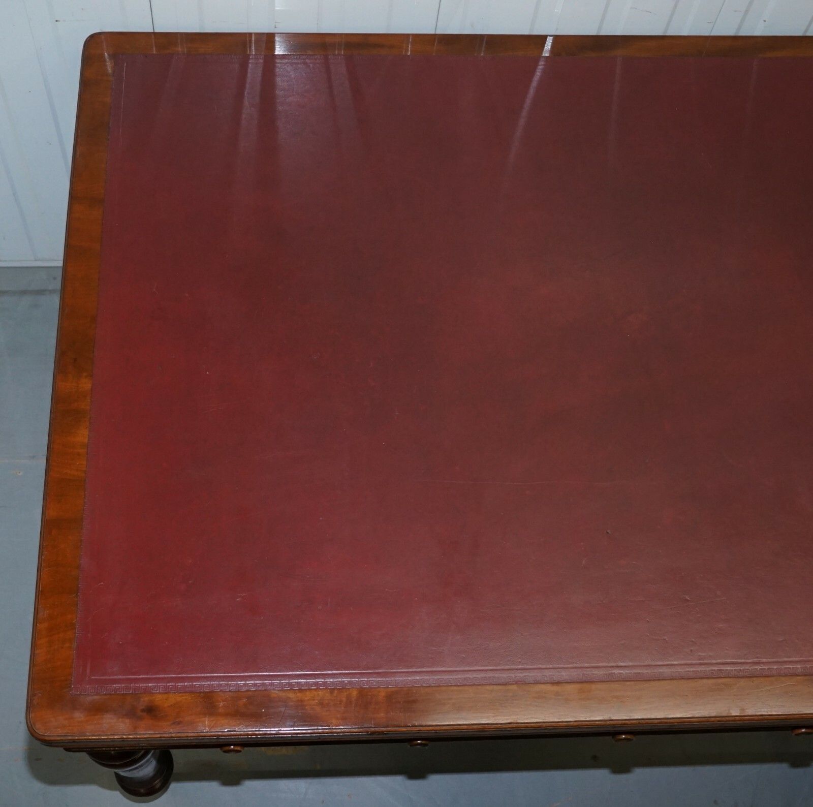 Rare Victorian Holland And Sons Double Sided Mahogany Partner Desk Writing Table photo Furniture