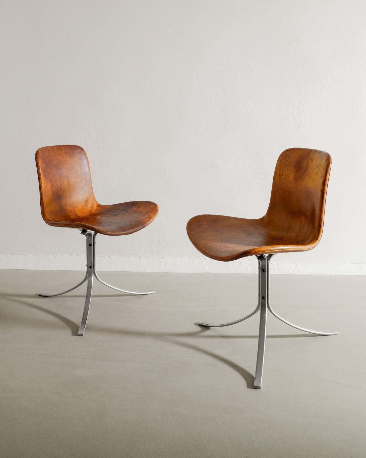 Set Of Six Poul Kjaerholm Pk 9 Chairs, 1960s photo 75000.0