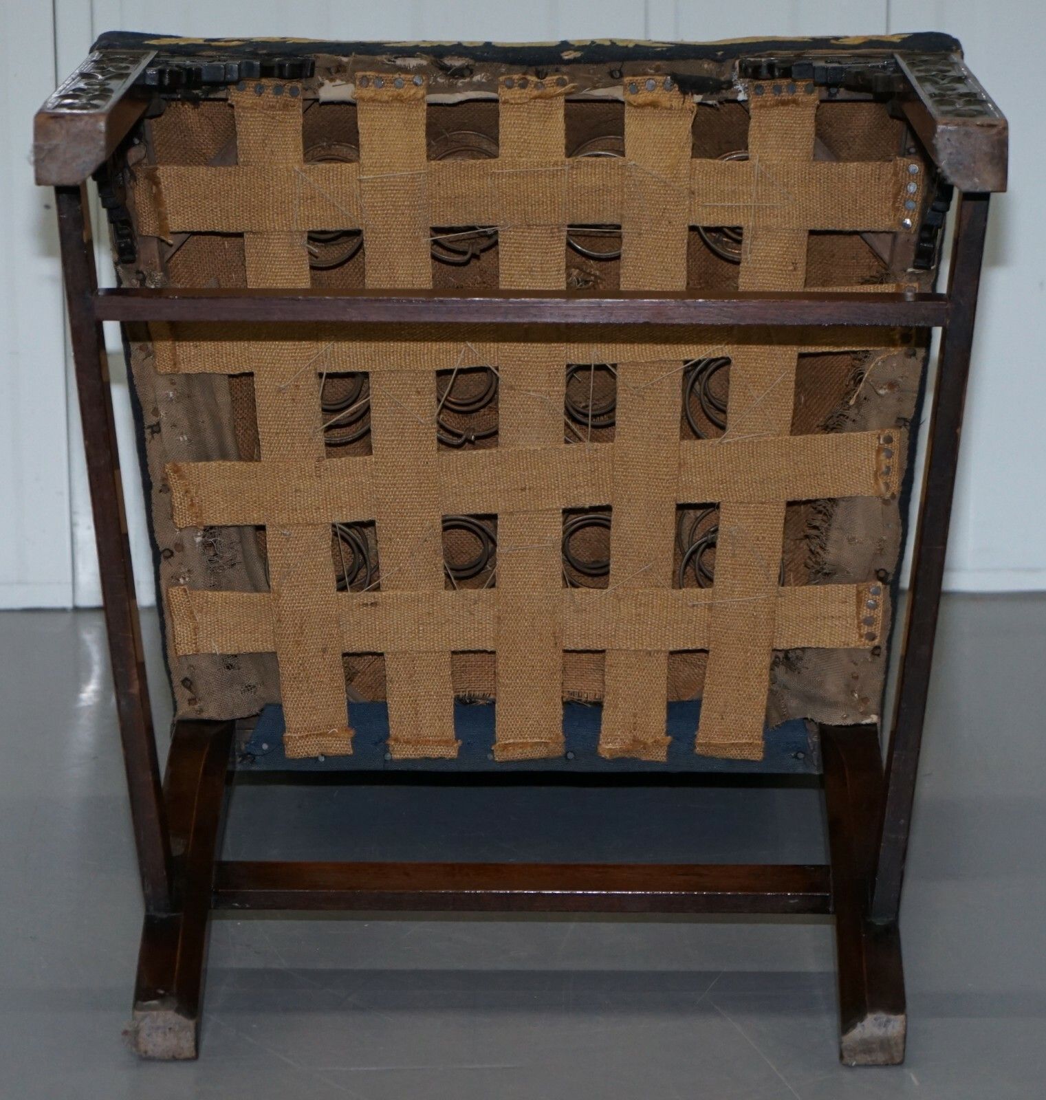 photo furniture Rare Pair Of Thomas Chippendale Period 1760 Embroidered Chairs Ornately Carved
