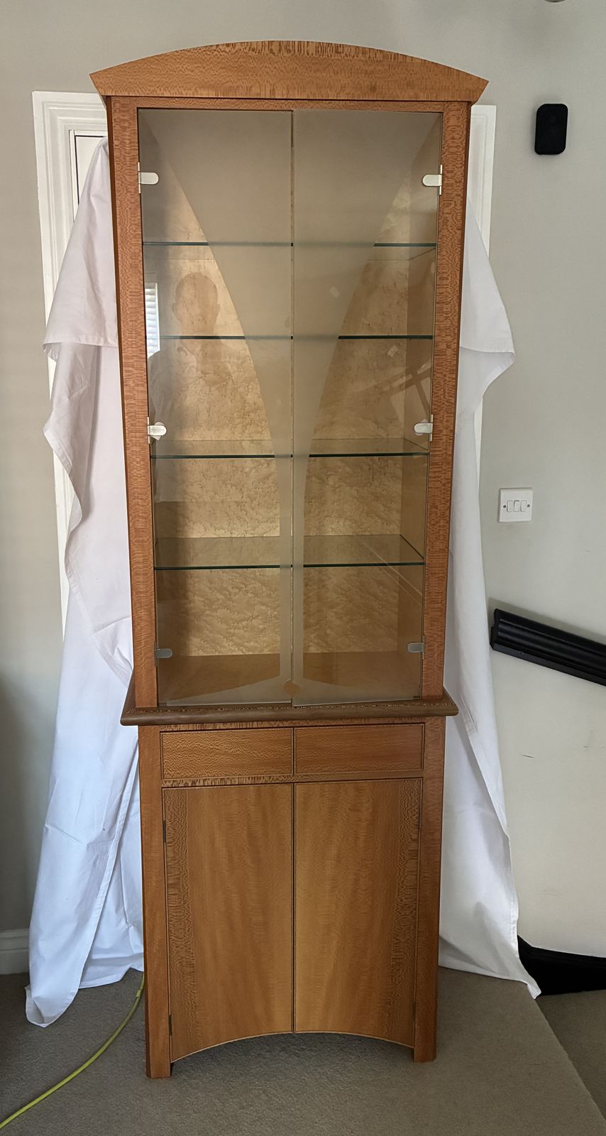 Andrew Varah Pair Of Cabinets;  Commissioned To Display Glassware photo Furniture