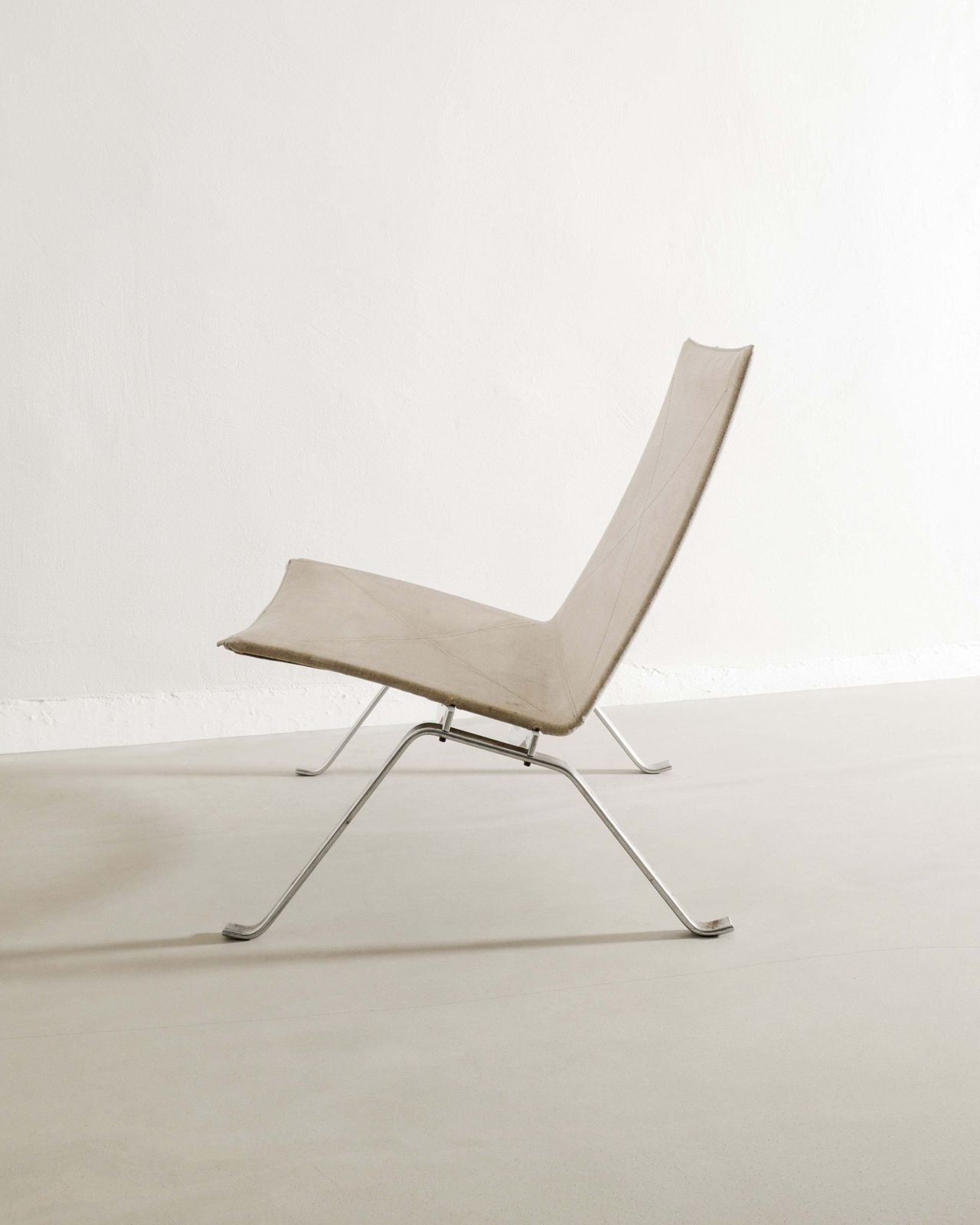Poul Kjaerholm Pk22 Canvas Chair, 1990s photo furniture