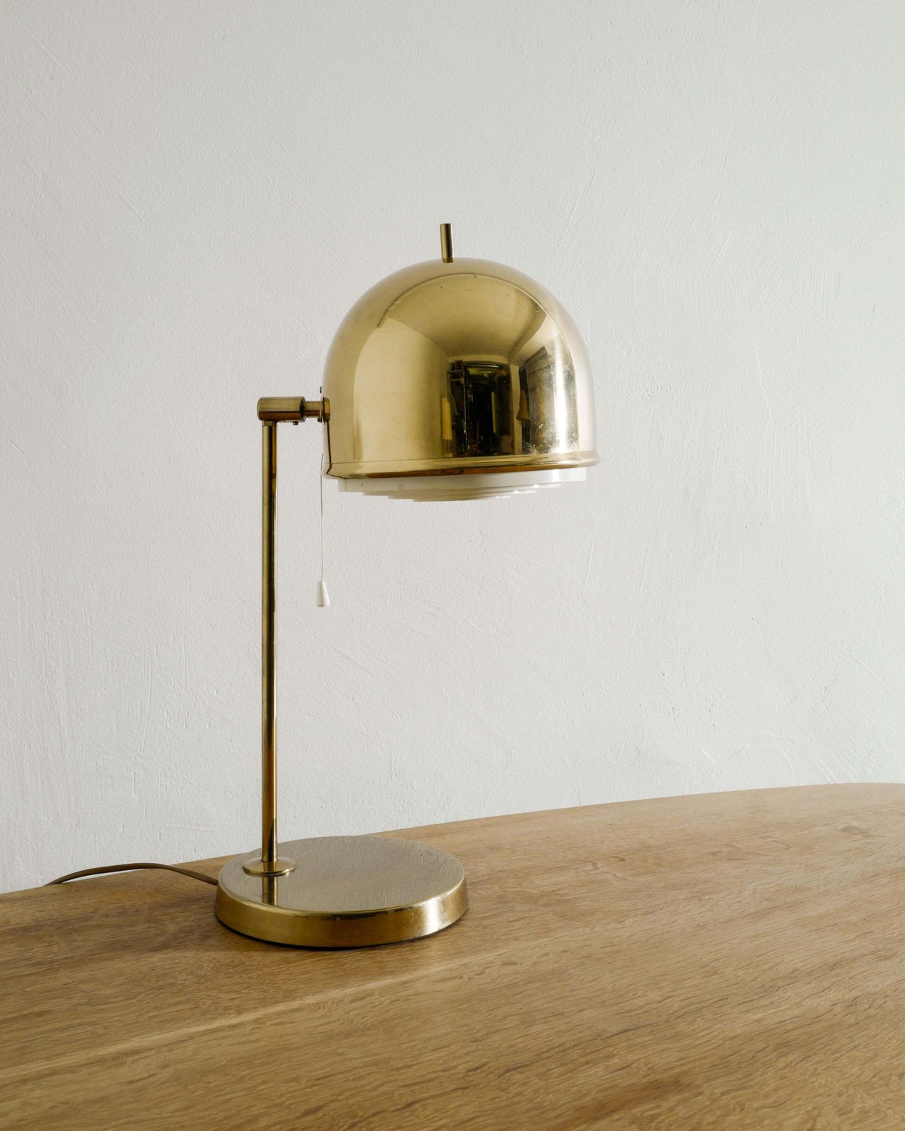 Swedish Mid Century Modern "B 075" Brass Table Lamp By Eje Ahlgren For Bergboms Sweden, 1960s photo furniture