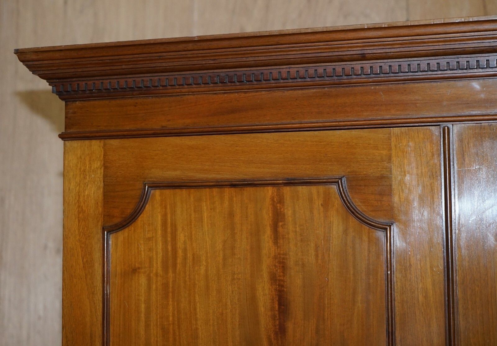 Original Antique Fully Stamped Howard & Son's Berners Street Mahogany Wardrobe photo buy