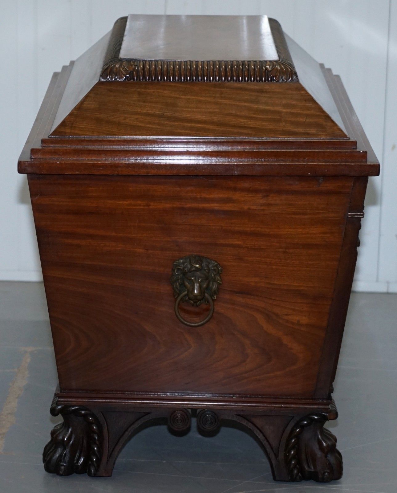 Sir Anderson Army General Georgian Irish 1810 Mahogany Wine Cooler Cellarette photo vintage