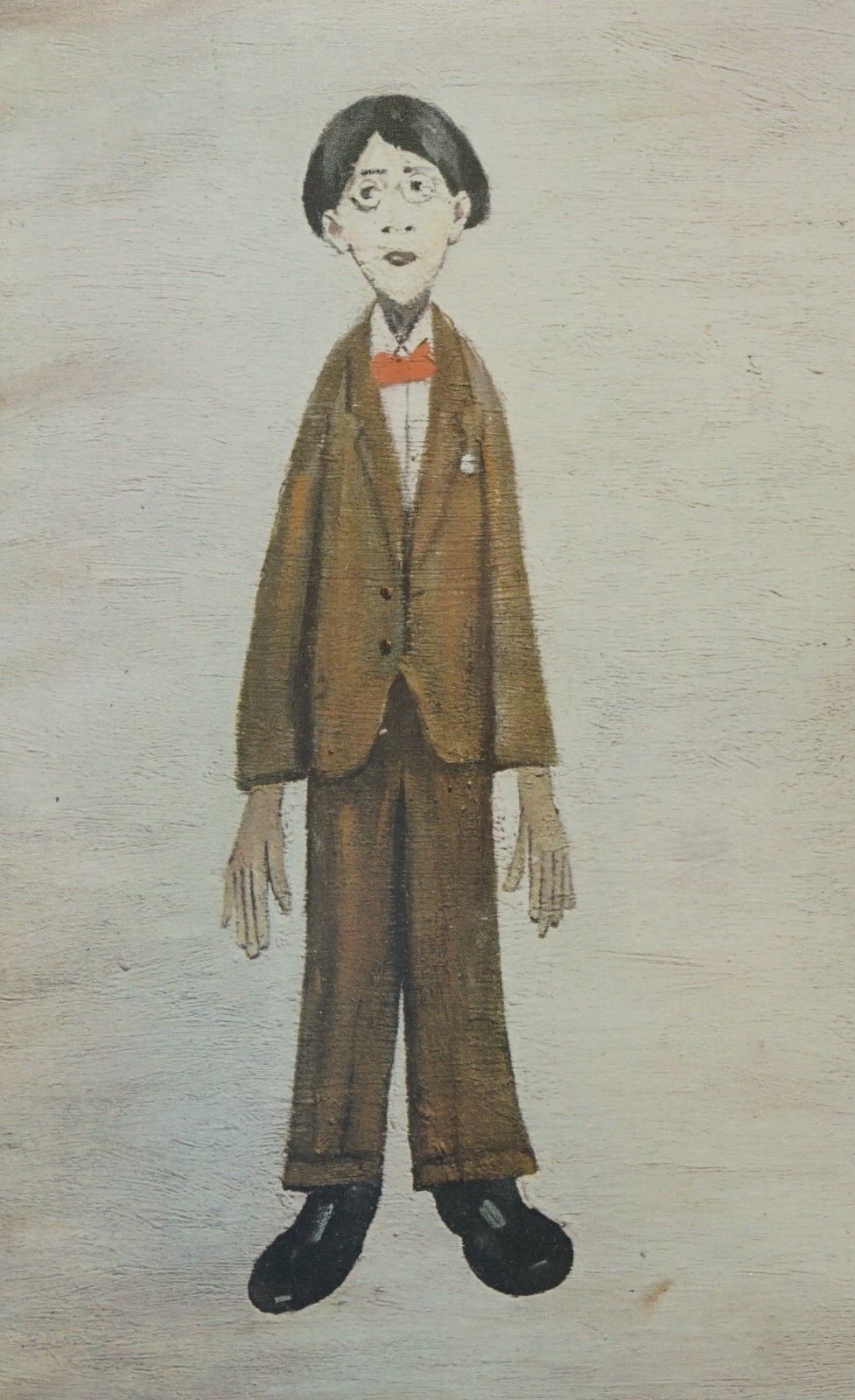 Large Original L S Lowry His Family Signed Ltd Edition 444/575 Lithograph Print photo vintage