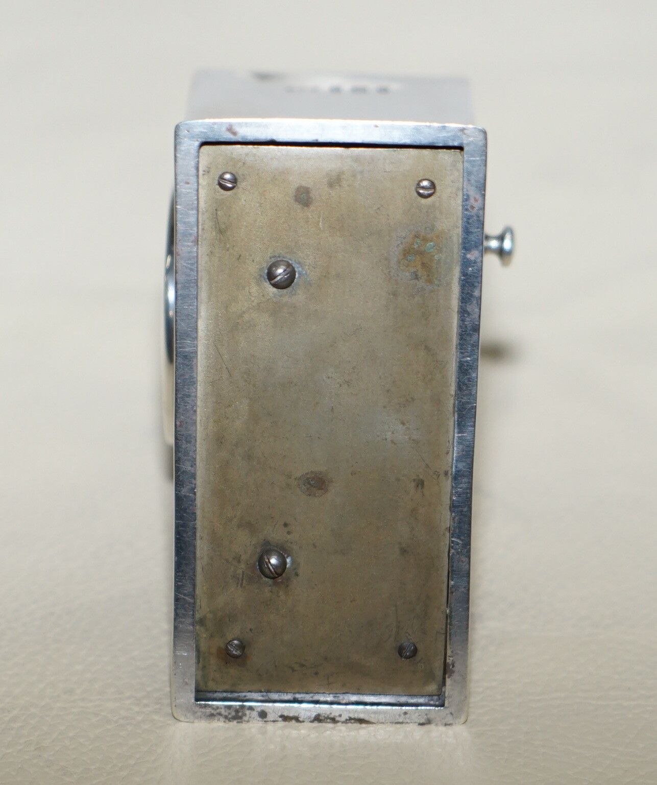 photo for sale Solid Sterling Silver Liberty's London 1915 Miniature Carriage Clock Tudric Feel