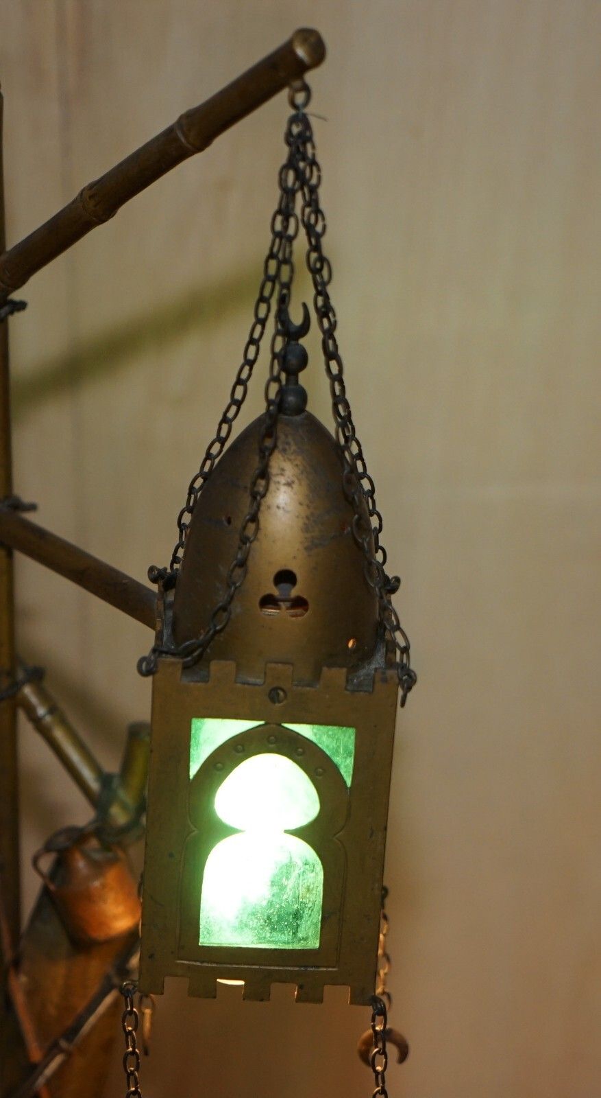 Stunning Antique Circa 1910 Franz Bergman Cold Painted Bronze Carpet Seller Lamp photo vinterior