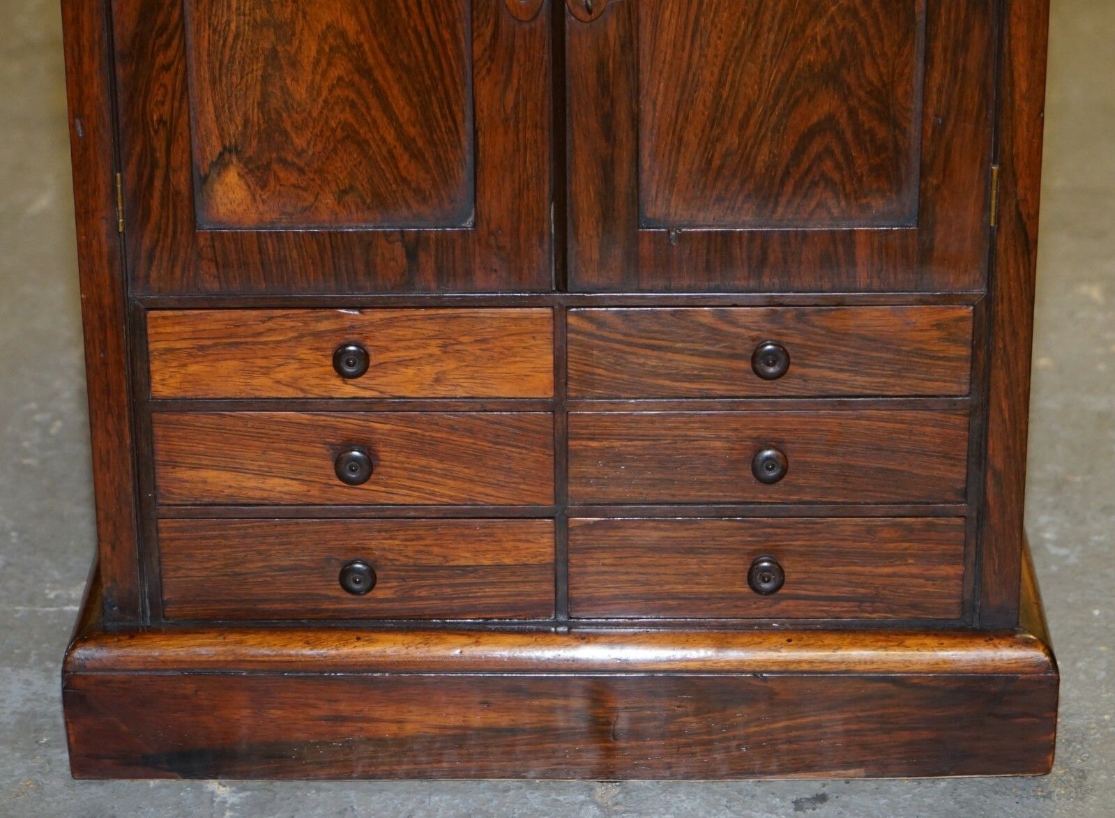 Rare William IV Circa 1830 Rosewood Library Folio Cabinet With Drawers Bookcase photo vintage