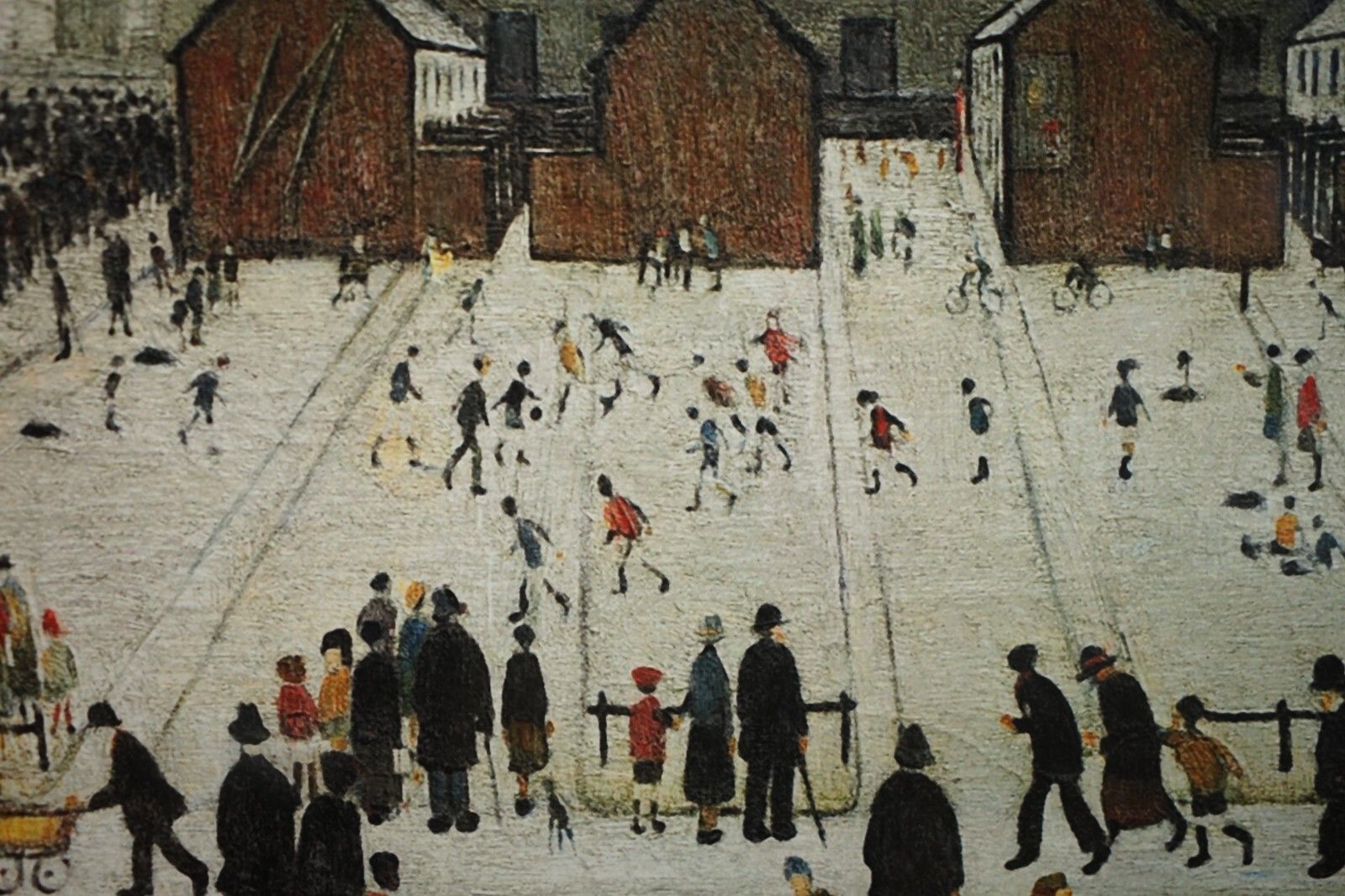 photo for sale L S Lowry Saturday Afternoon Limited Edition Print 60/99 With All Documentation
