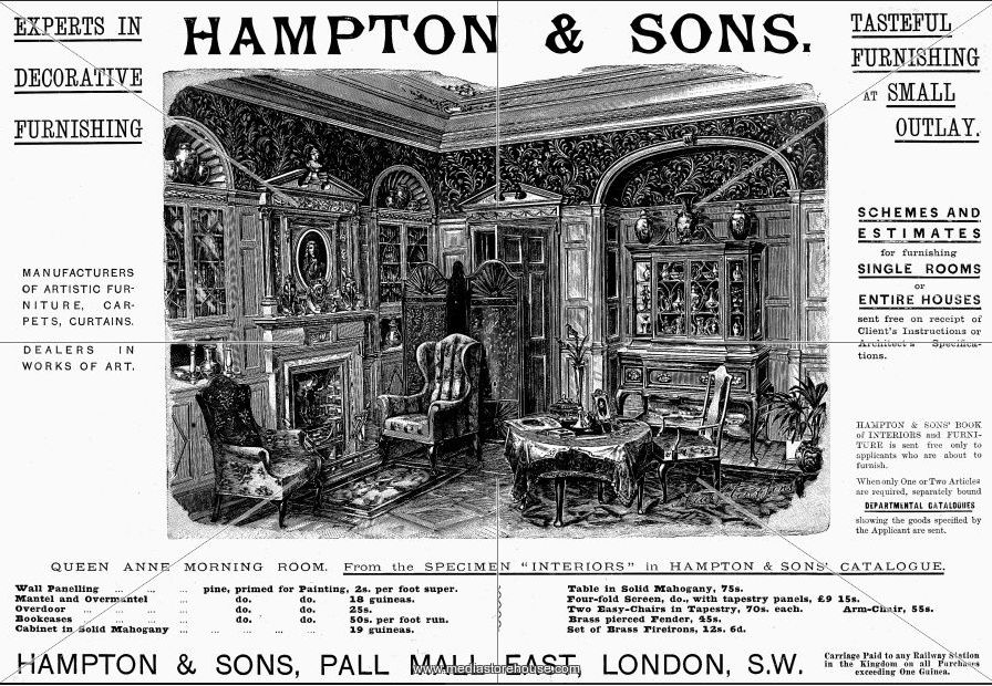 Rare Hampton & Son's Pall Mall Mahogany Twin Pedestal Writing Partners Desk photo for sale