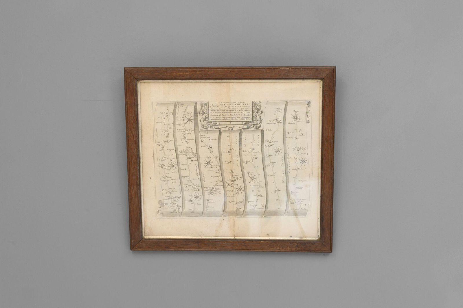 Map Of The York To Weft Chester Road photo vinterior