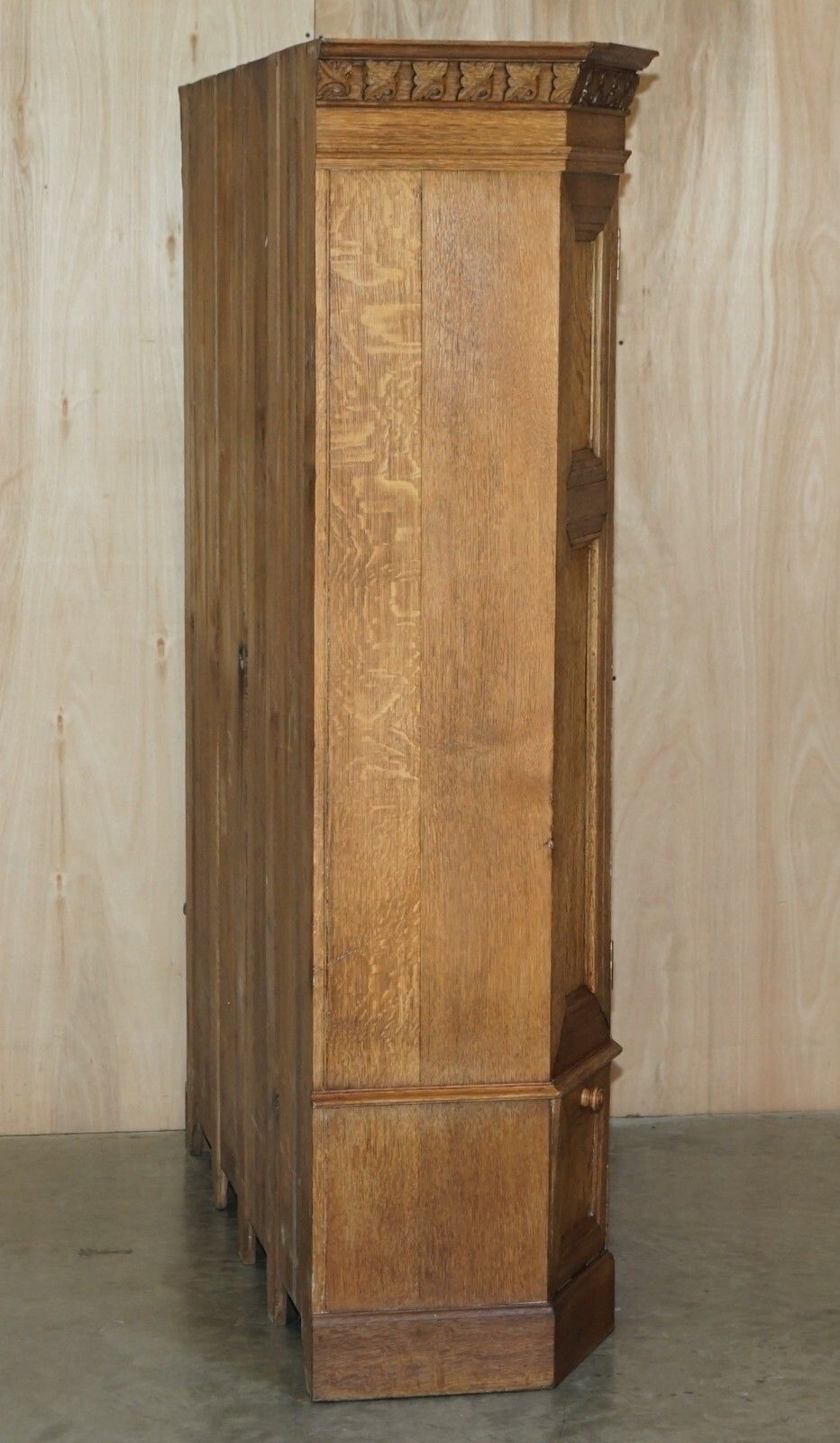 Fine Antique Victorian Circa 1880 Pine Housekeepers Cupboard Drawers Linen Pots photo buy