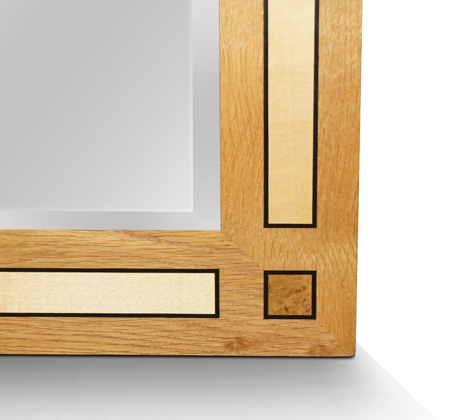 Large Viscount David Linley Burr Walnut Satinwood & Sycamore Overmantle Mirror photo Home Decor