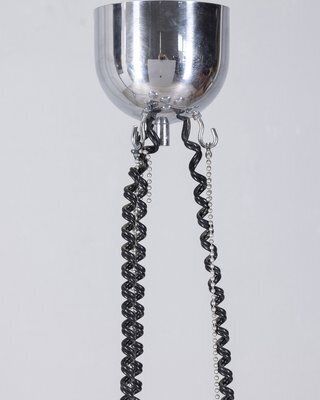 1075.0 Chrome Metal Chandelier By Goffredo Reggiani For Reggiani, 1970s photo