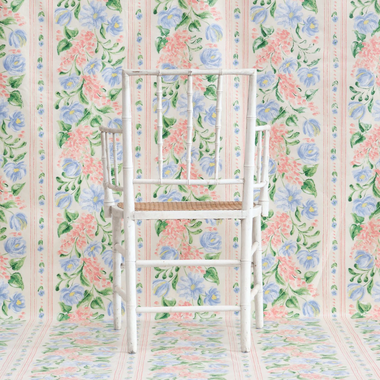 19th Century Faux Bamboo Armchair In Later Paint photo 895.0