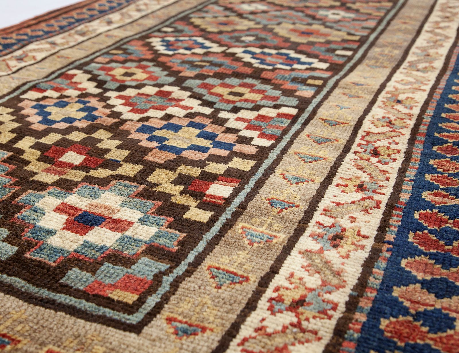 Antique Shahsavan Runner 405x103cm photo Textiles