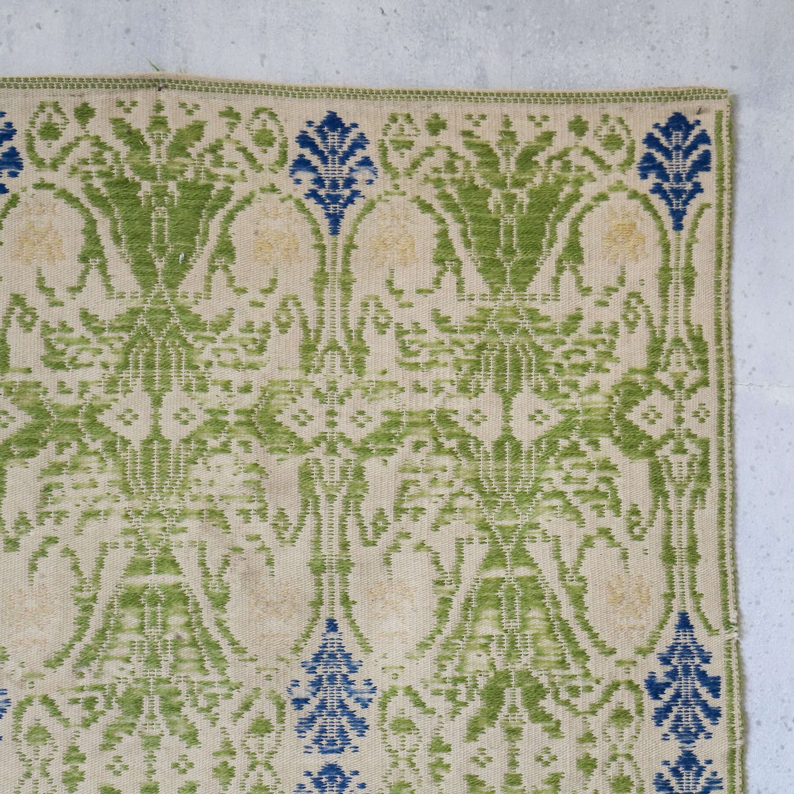 Vintage Vibrant Portuguese Flatwoven Kilim Runner/Rug photo Textiles