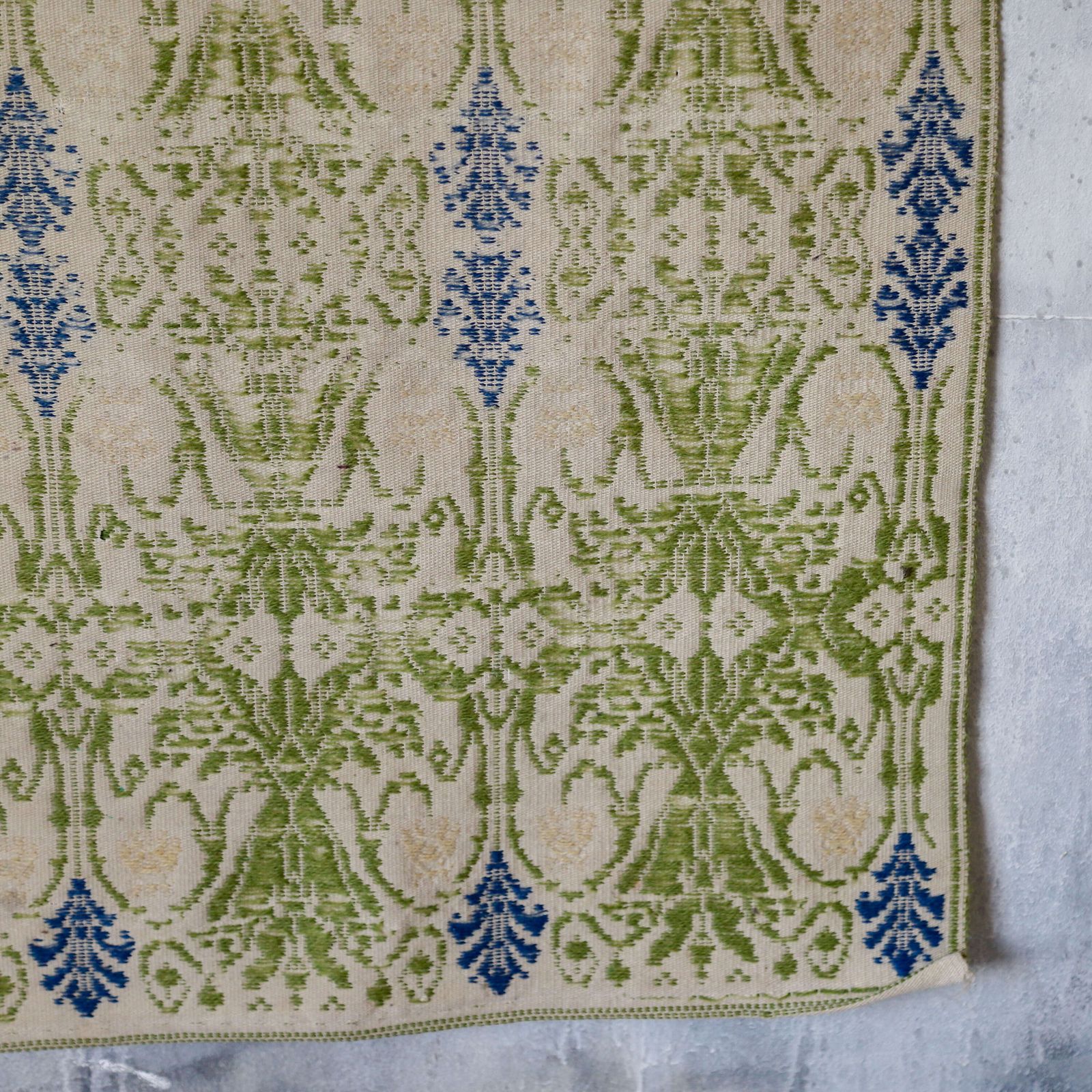 Vintage Vibrant Portuguese Flatwoven Kilim Runner/Rug photo 655.0