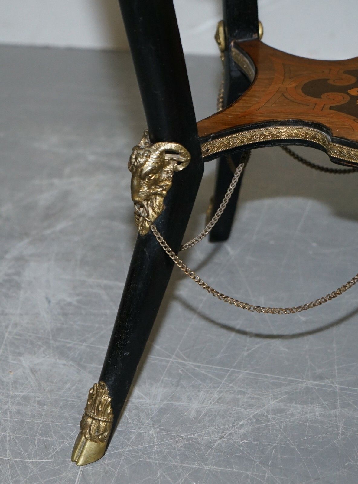 photo furniture Rare Antique French Gilt Bronze Occasional Table Auguste Maximilien Delafontaine