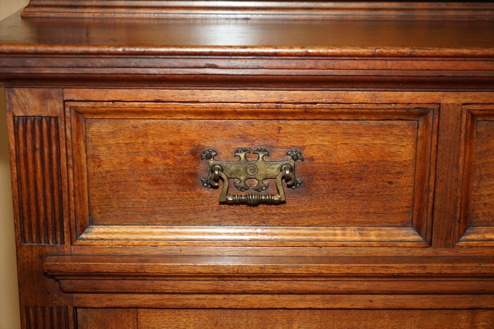 Antique Fully Stamped Jas Shoolbred Victorian Astral Glazed Library Bookcase photo buy