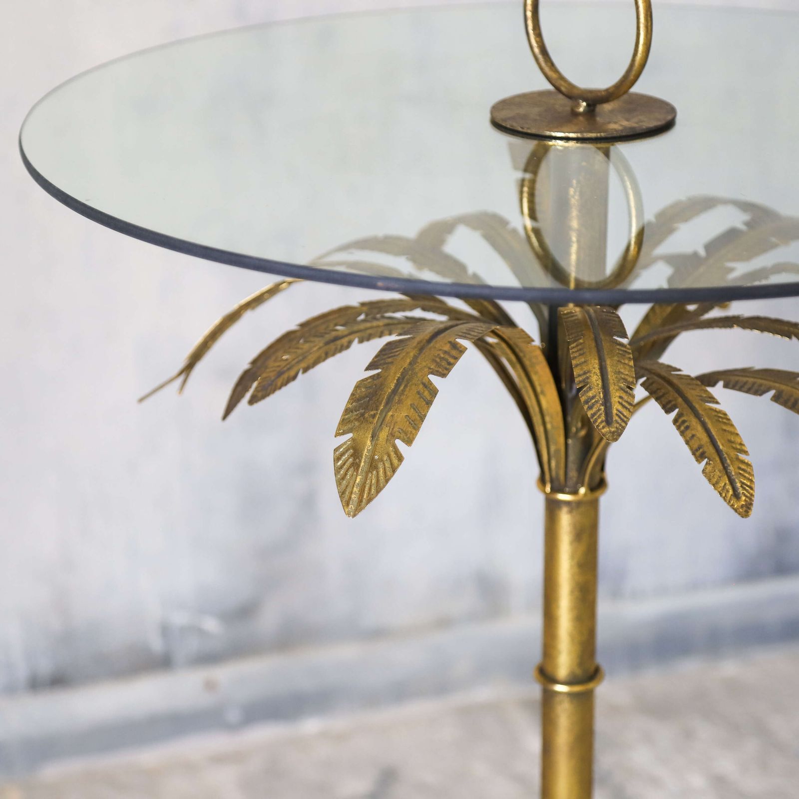 Mid Century Glass Table   Gatsby Glass Top Table photo 765.0