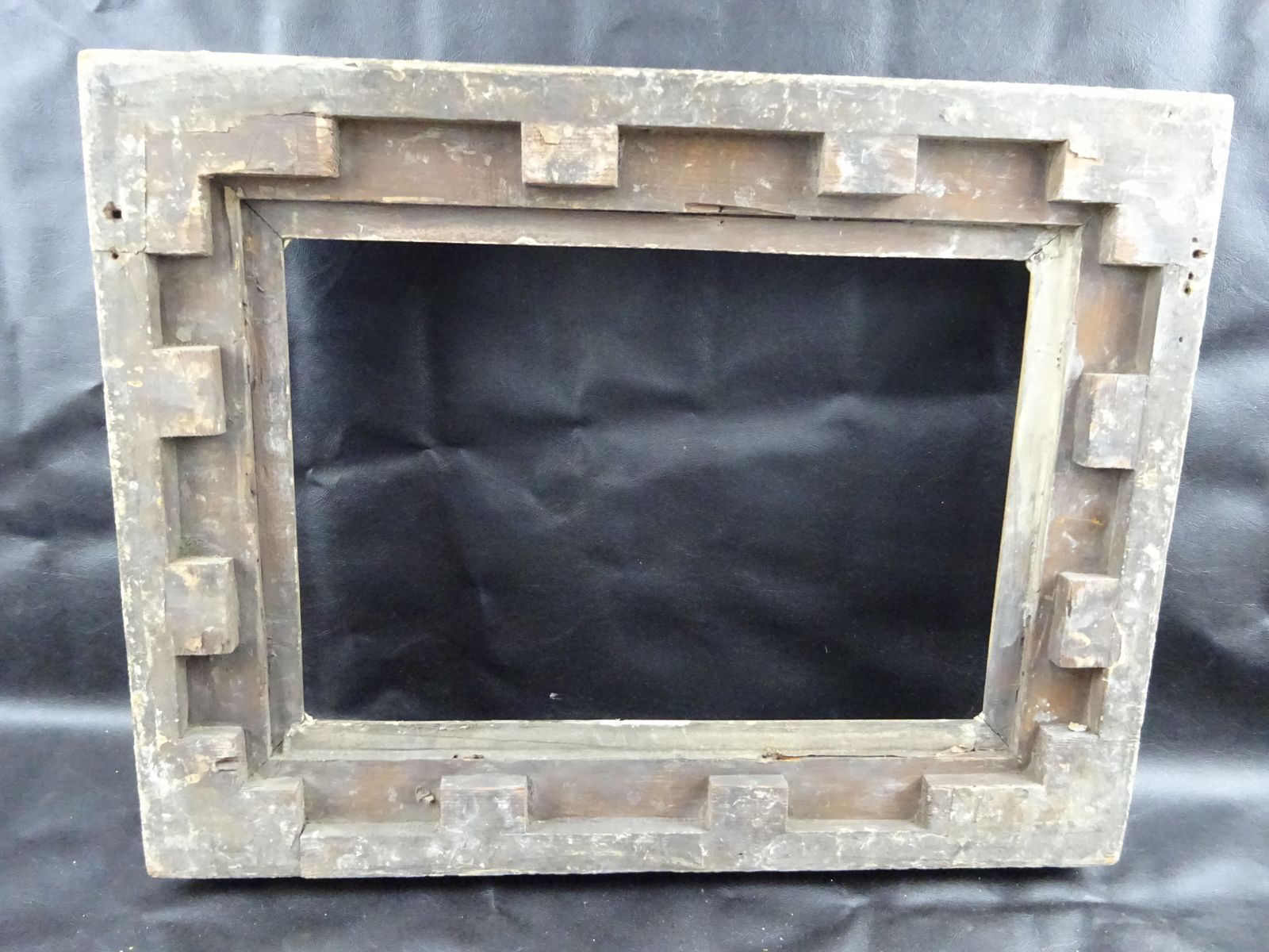photo vintage Victorian Gilt Gesso Frame (No Glass) As Found.