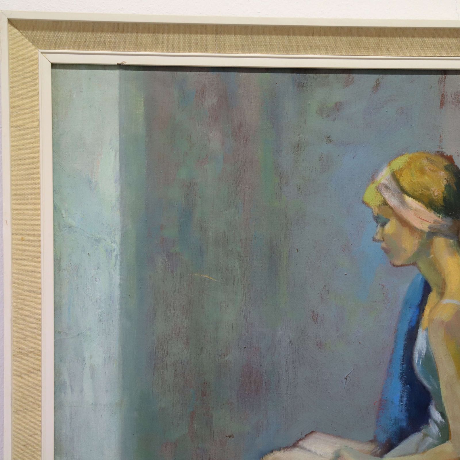 Vintage Painting Of A Seated Ballerina photo buy