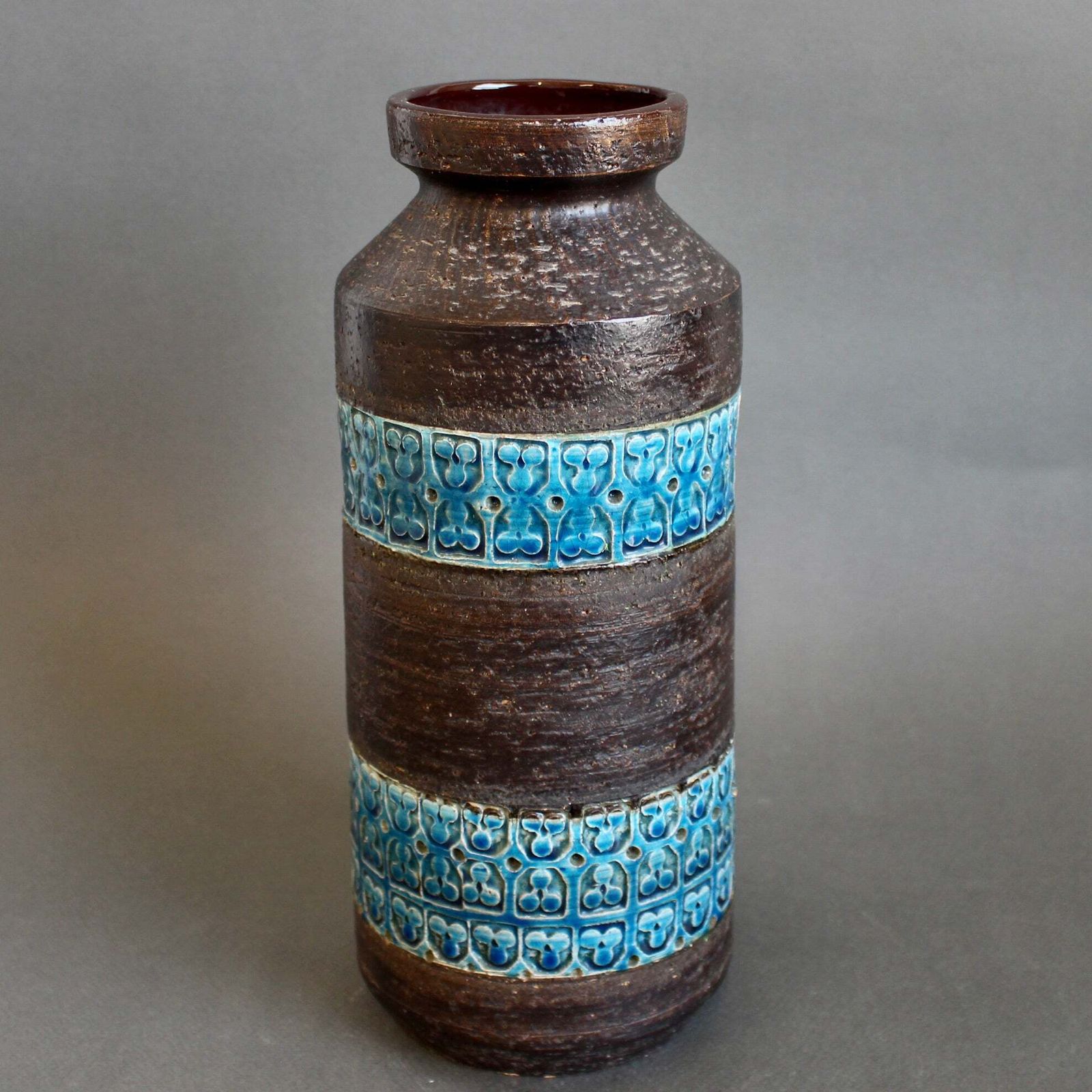 Mid Century Italian Ceramic Trifoglio Range Vase By Aldo Londi For Bitossi (1964) photo 1080.0