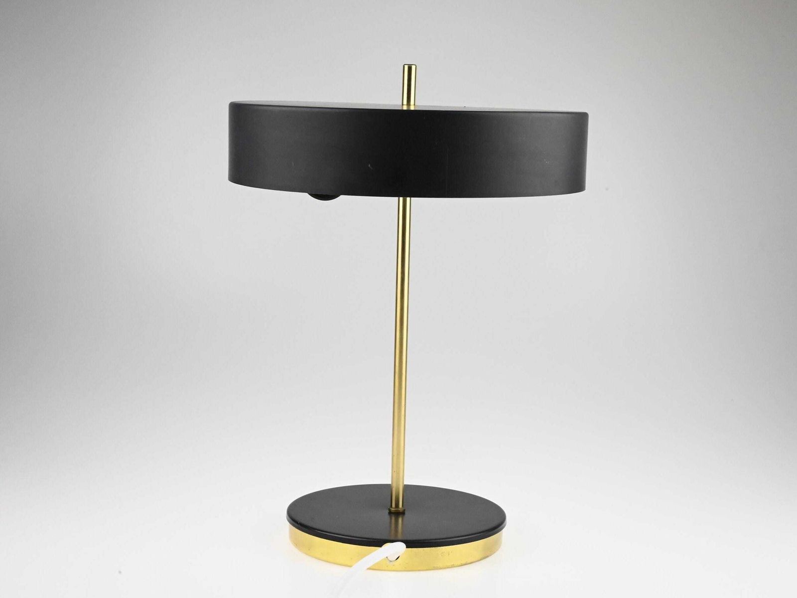 Vintage Kamenicky Senov Table Lamp, Mid Century Black And Gold Lamp, Desk Lamp, Mid Century Lighting, Table Lamp, Desk Light, Vintage Lamp photo Lighting