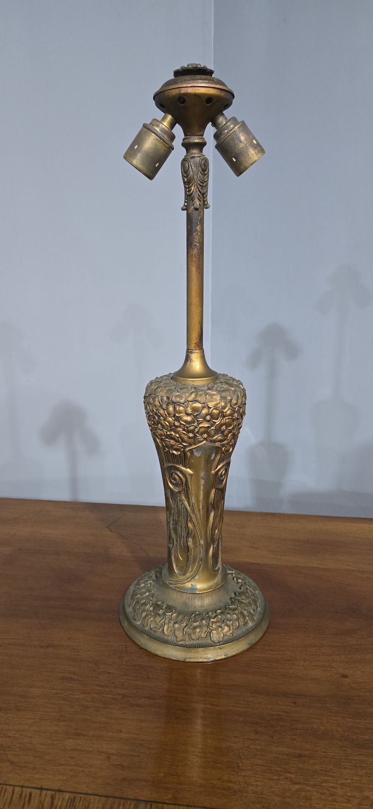photo buy Superb Art Noveau Lamp By The Charles Parker Company