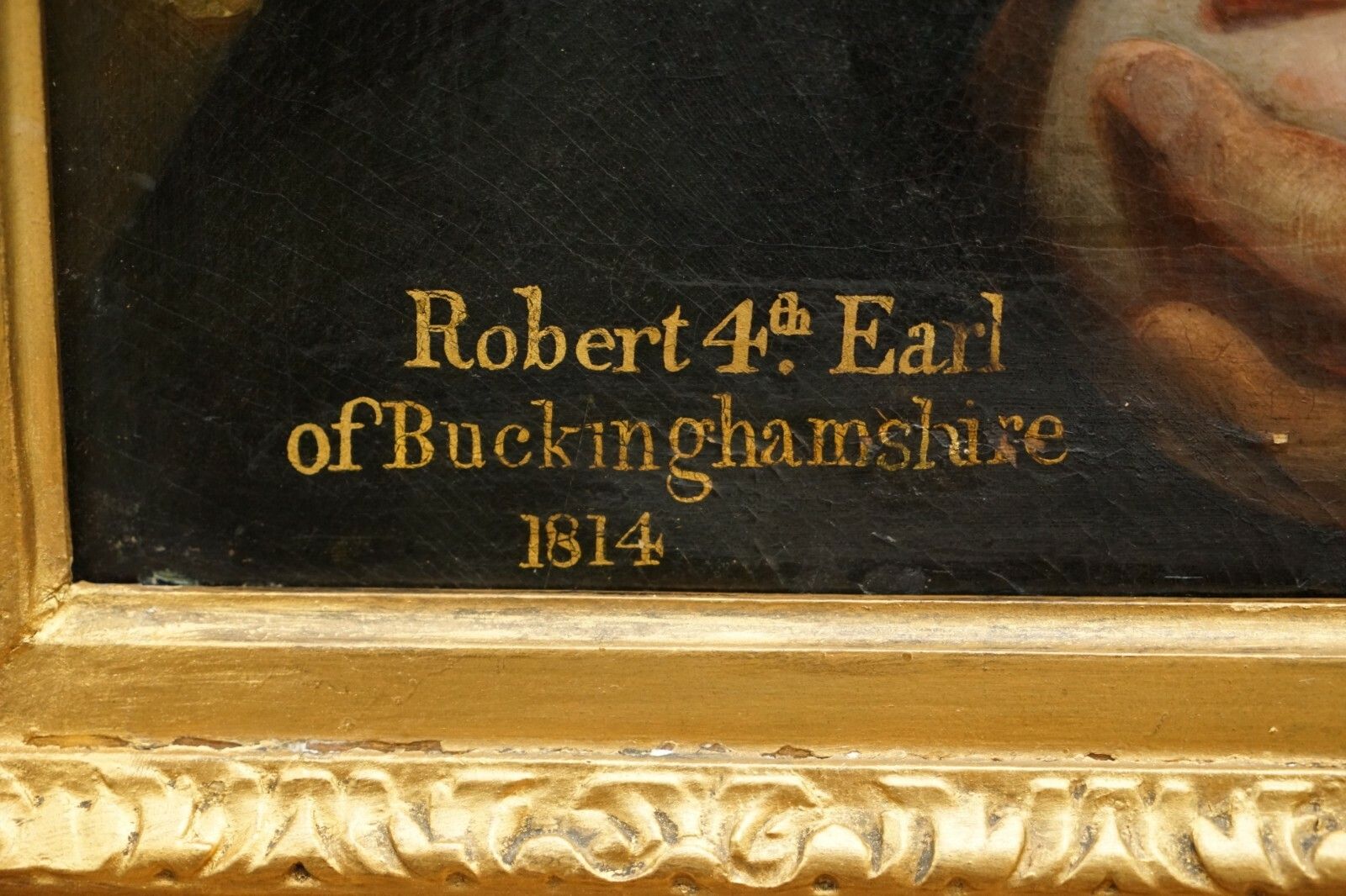 Art 1814 Sir William Beechey Circle Oil Painting Robert 4th Earl Of Buckinghamshire photo