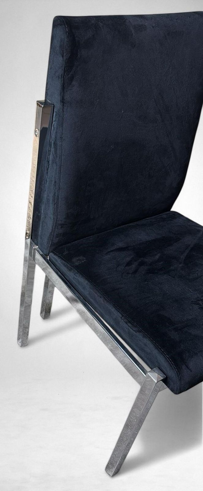 photo vinterior Mid Century Italian Chrome Dining Chairs Set Of 6