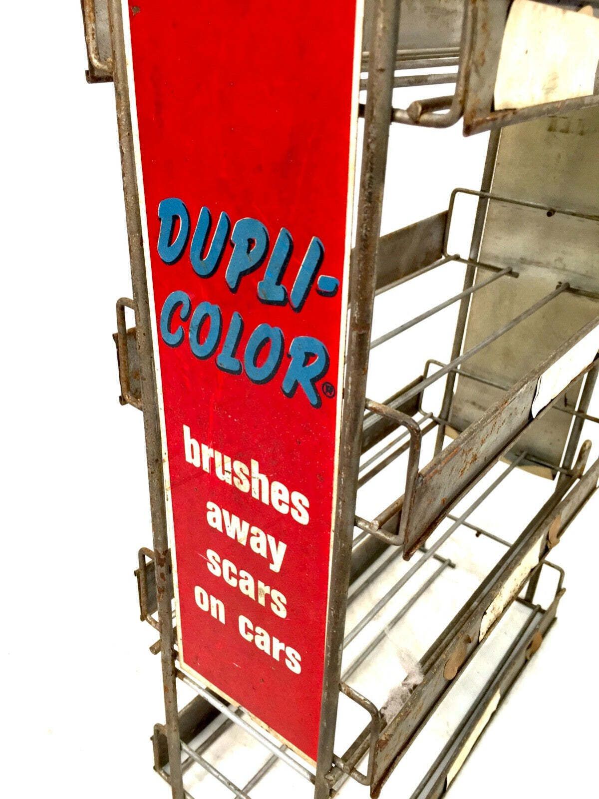 Antique Advertising 1970s Dupli Color Car Garage Shop Display Dispenser Rack photo 149.0