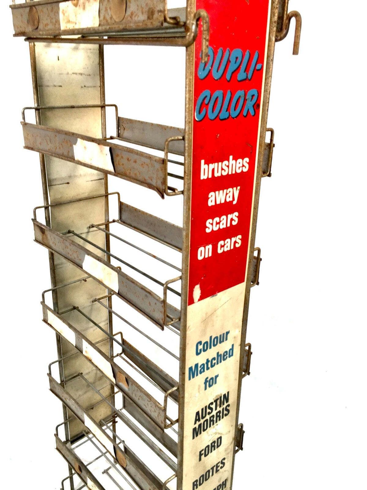 photo for sale Antique Advertising 1970s Dupli Color Car Garage Shop Display Dispenser Rack