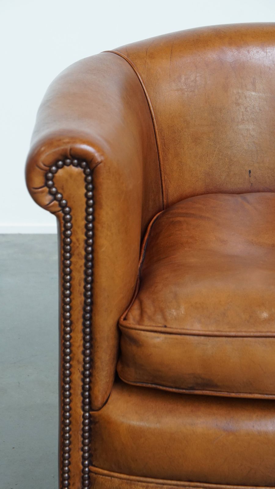 Meubels Mooie, Comfortabele Schapenvacht Club Fauteuil In Goede Staat Met Een Mooie Patina. photo