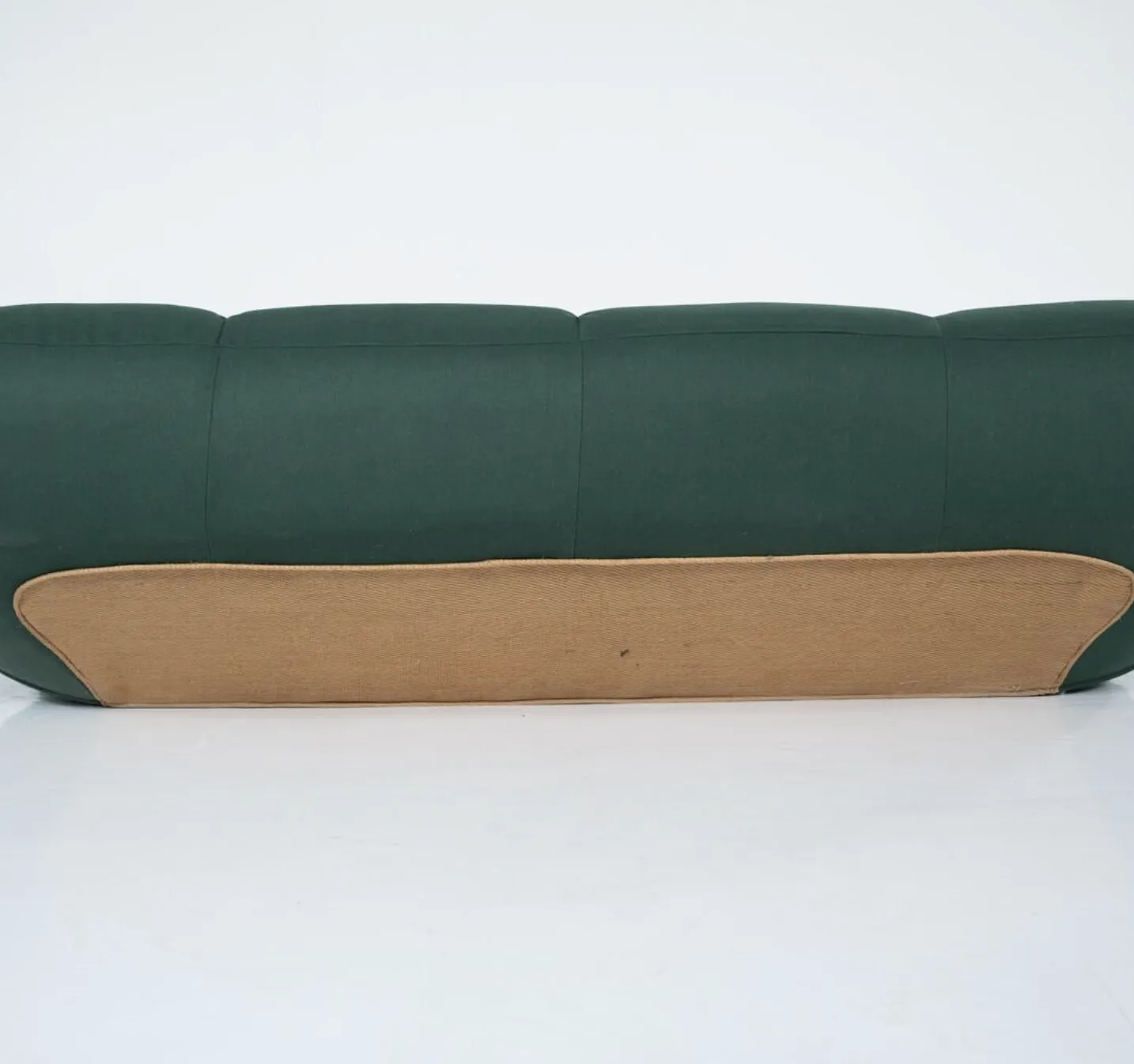 Mid Century Modern Green Papillon Sofa By Giovannetti, Italy, 1970s photo for sale