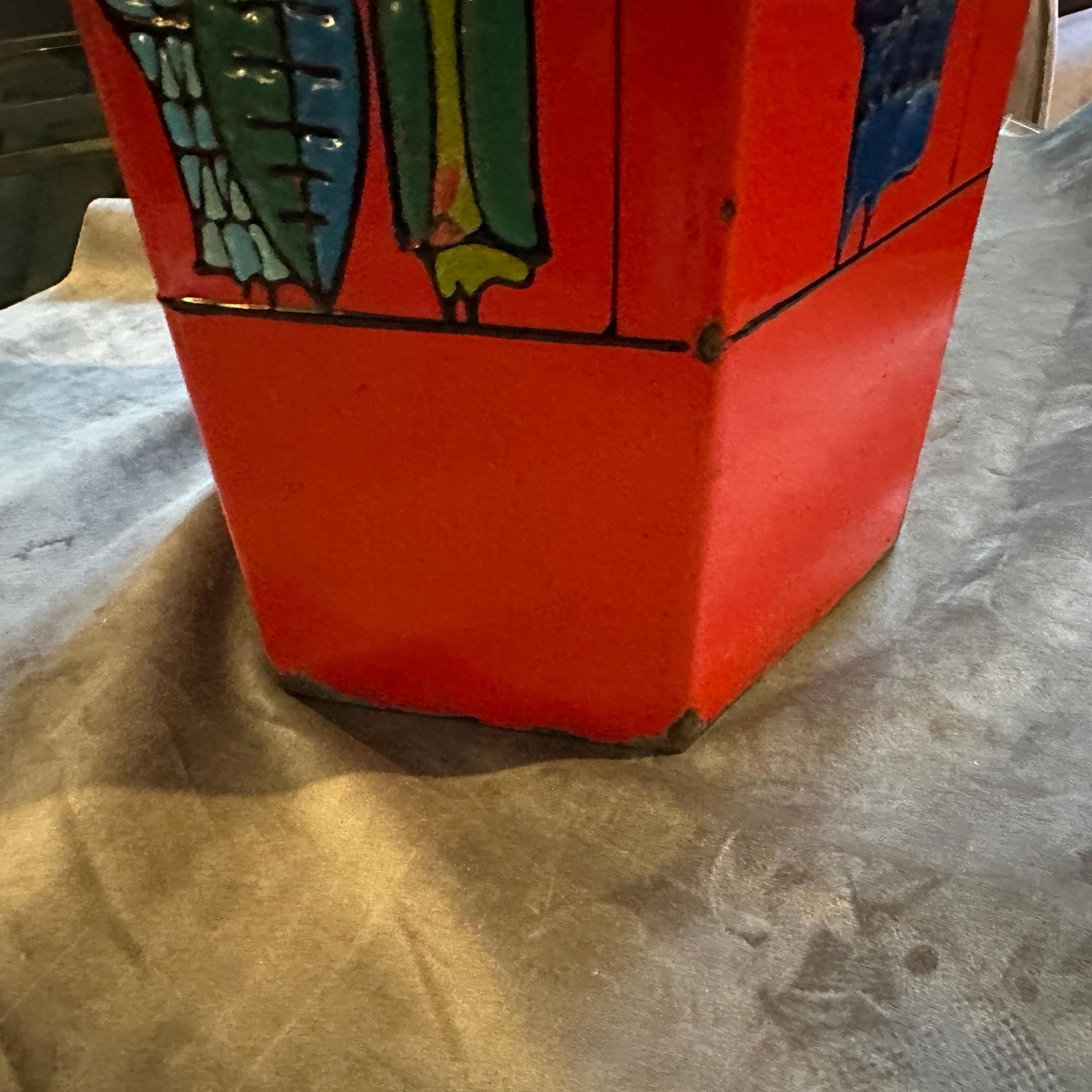 photo vintage 1960s Mid Century Modern Lacquered Iron Italian Umbrella Stand