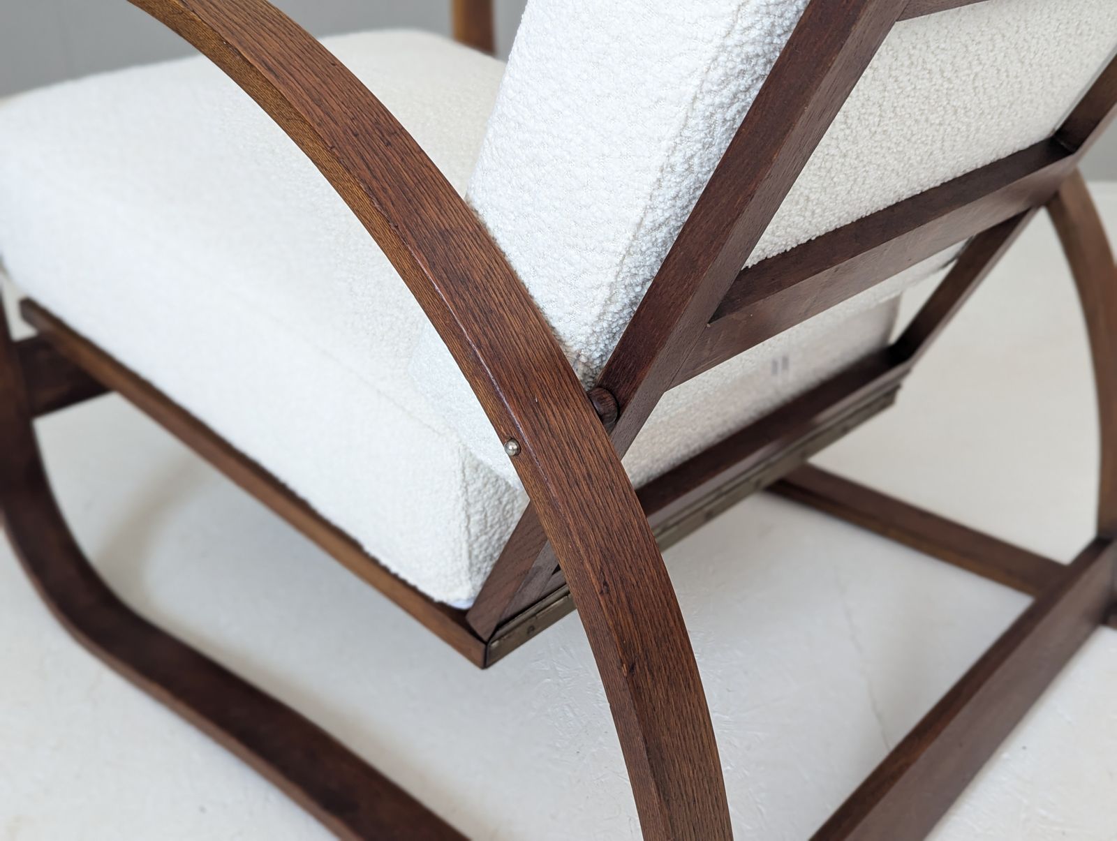Adjustable H 70 Lounge Chair By Jindřich Halabala For Up Závody, 1930s photo vintage