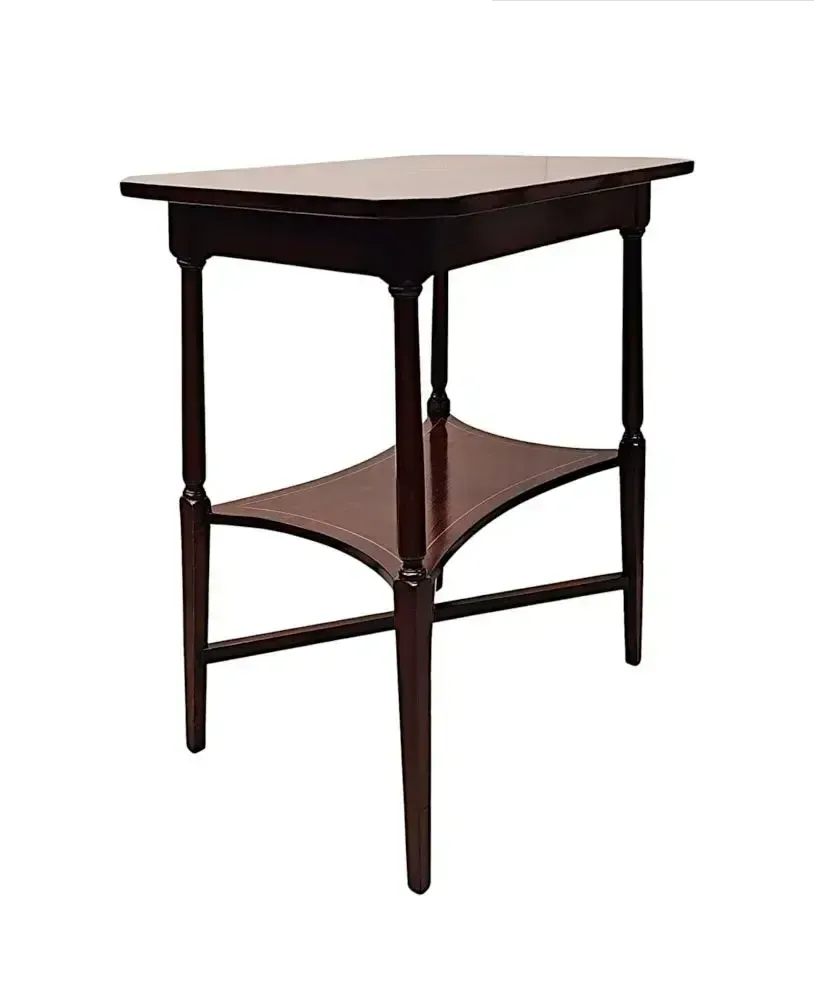 A Fabulous Edwardian Inlaid Occasional Or Lamp Table photo vinterior